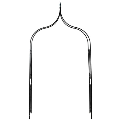 Tuinboog 120X38X258 Cm Ijzer Donkergroen