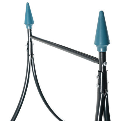 Tuinboog 120X38X258 Cm Ijzer Donkergroen