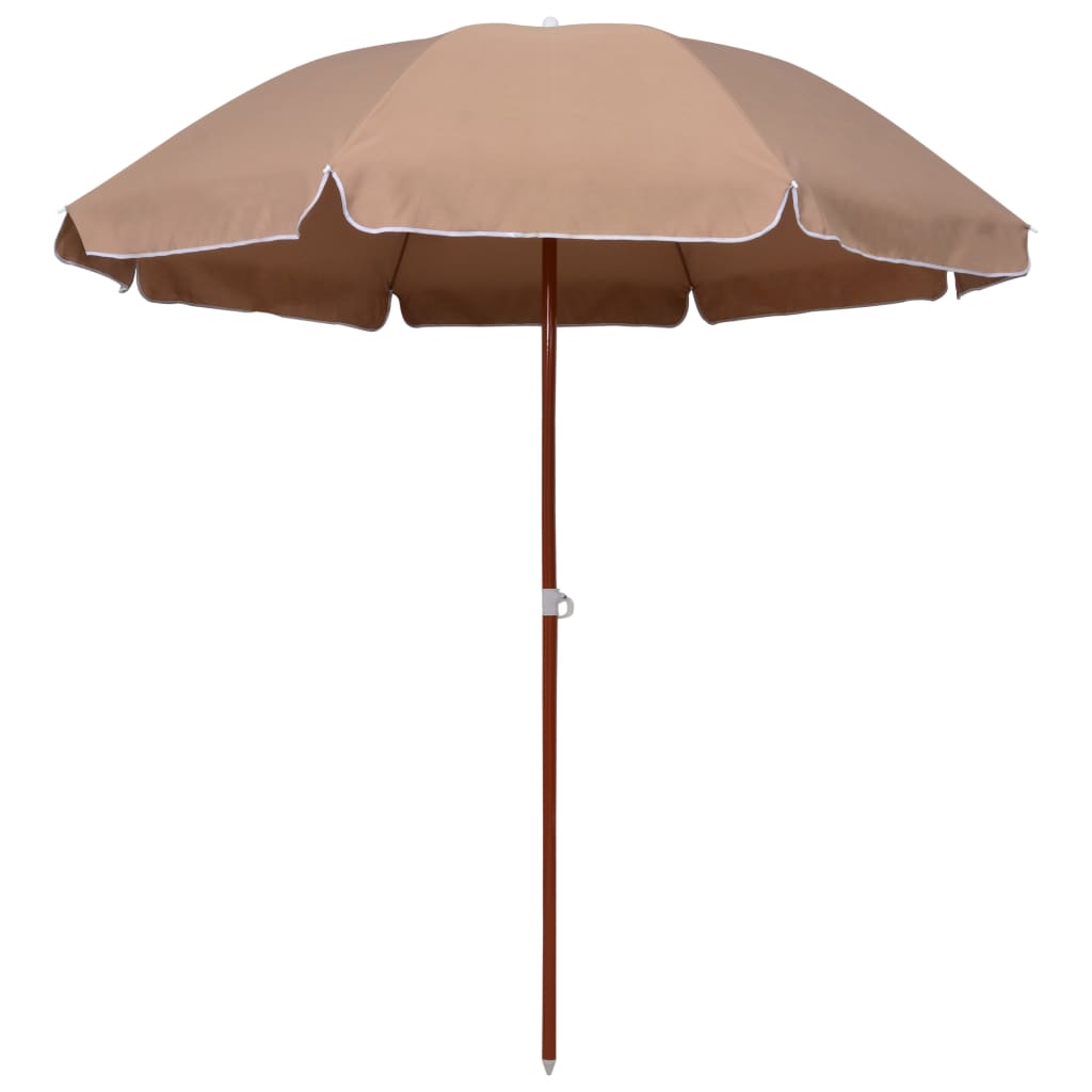 Parasol Met Stalen Paal Kleurig