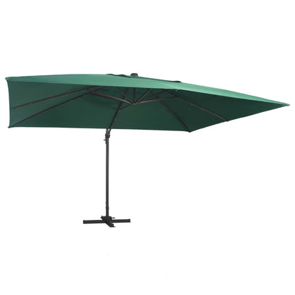 Zweefparasol Met Led En Aluminium Paal 400X300 Cm