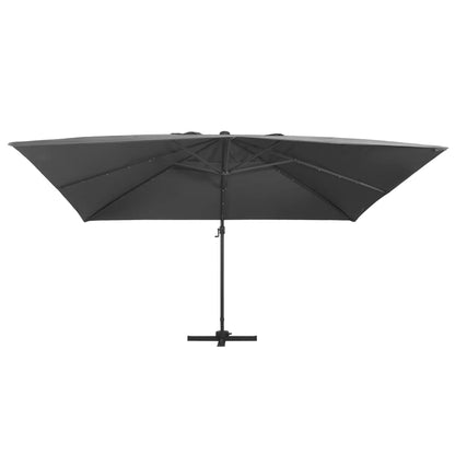 Zweefparasol Met Led En Aluminium Paal 400X300 Cm