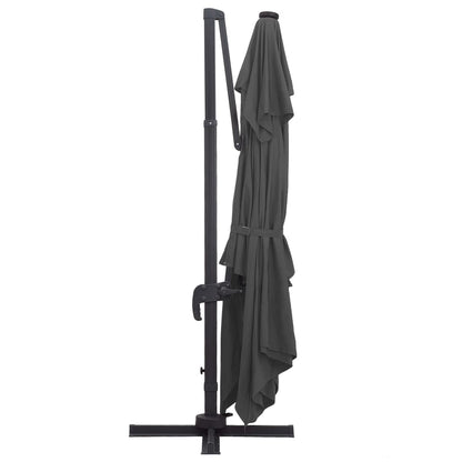 Zweefparasol Met Led En Aluminium Paal 400X300 Cm