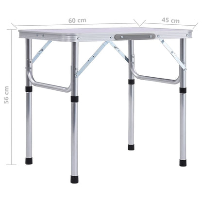 Campingtafel Inklapbaar 60X45 Cm Aluminium