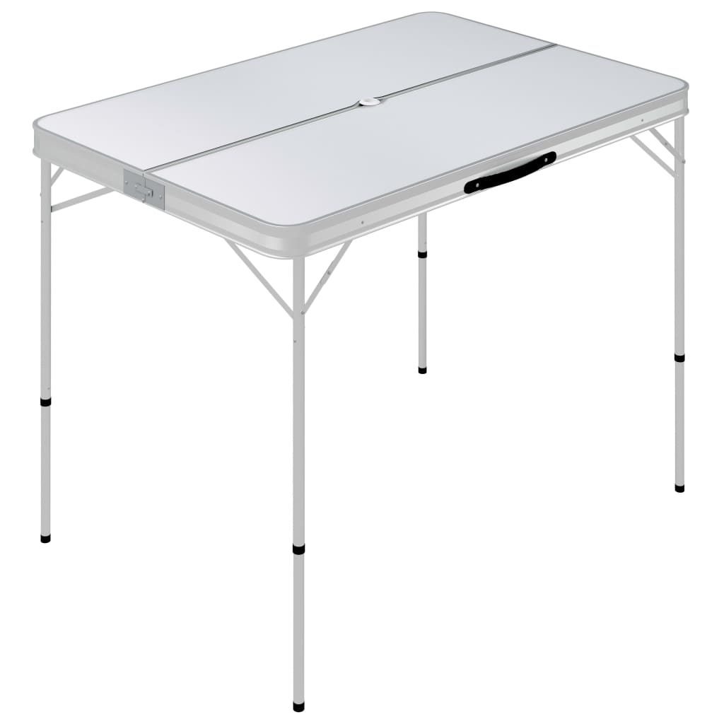 Campingtafel Inklapbaar Met 2 Banken Aluminium