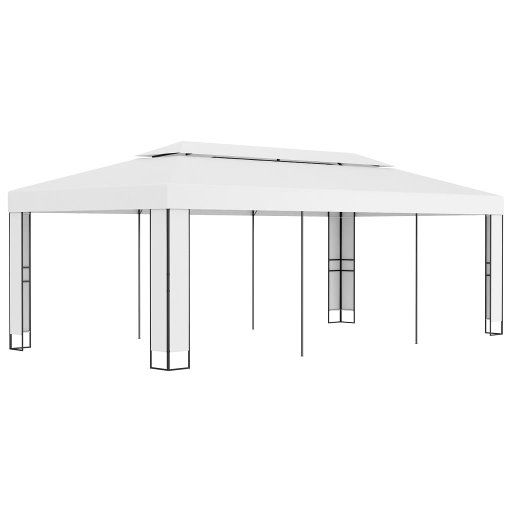 Prieel Met Dubbel Dak 180 G/M² 3X3X2,7 M