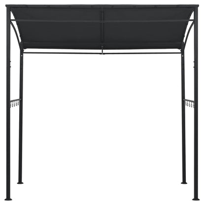 Barbecue Paviljoen 215X150X220 Cm Staal Antraciet Beige En Goud