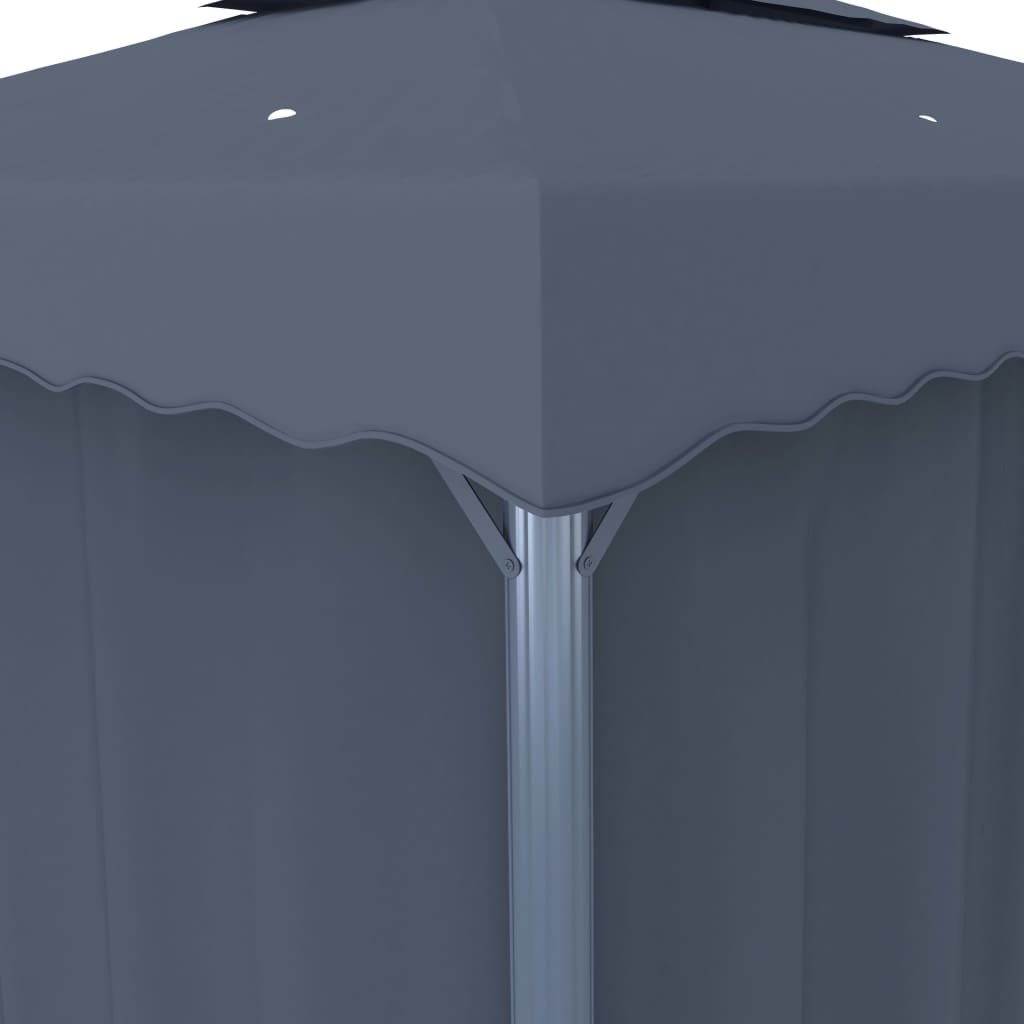 Prieel Met Gordijn Aluminium