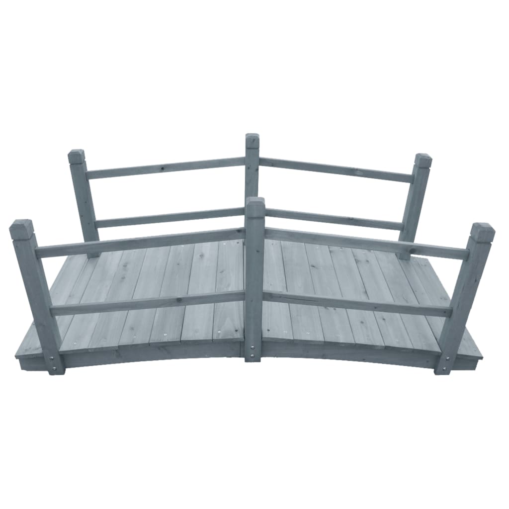 Tuinbrug 140X60X56 Cm Massief Vurenhout