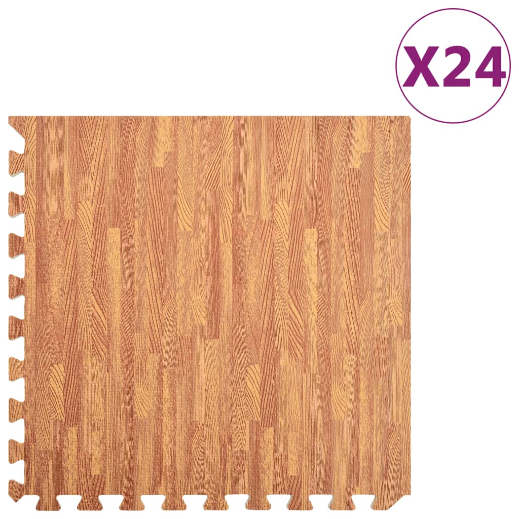 Vloermatten 24 St 8,64 ㎡ Eva-Schuim