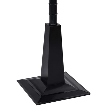 Straatlantaarn Met Kerstman 81X40X Pvc Zwart En Rood