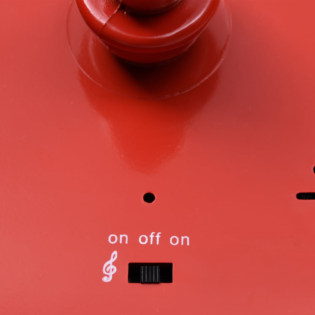 Straatlantaarn Met Kerstman 81X40X Pvc Zwart En Rood