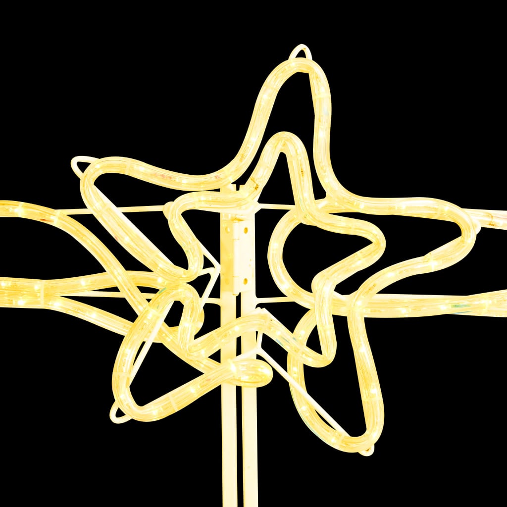 Kerstdecoratie Kerststal 240 Led's 116X41X87 Cm Koudwit