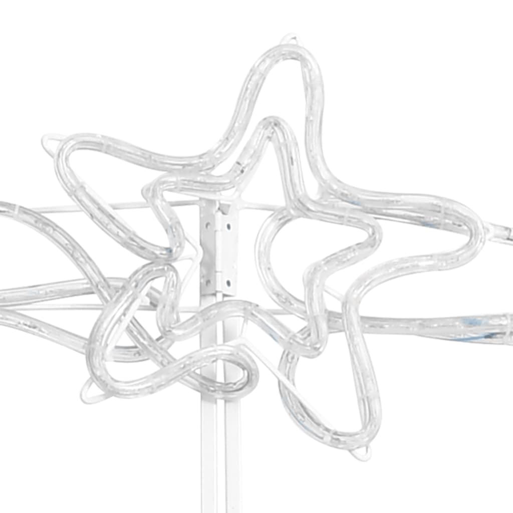 Kerstdecoratie Kerststal 240 Led's 116X41X87 Cm Koudwit