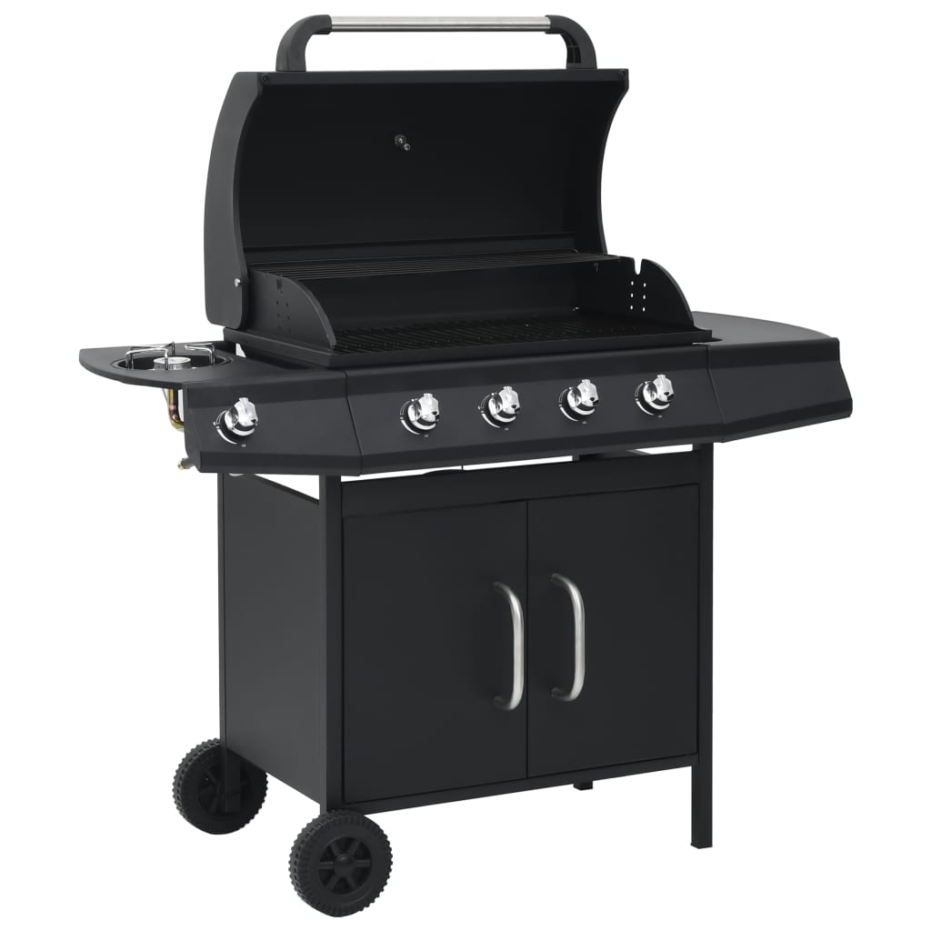 Gasbarbecue 4+1 Kookzone Roestvrij Staal Kleurig