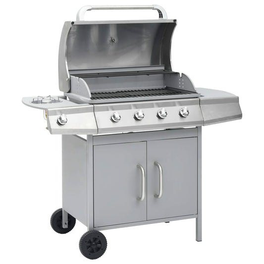 Gasbarbecue 4+1 Kookzone Roestvrij Staal Kleurig