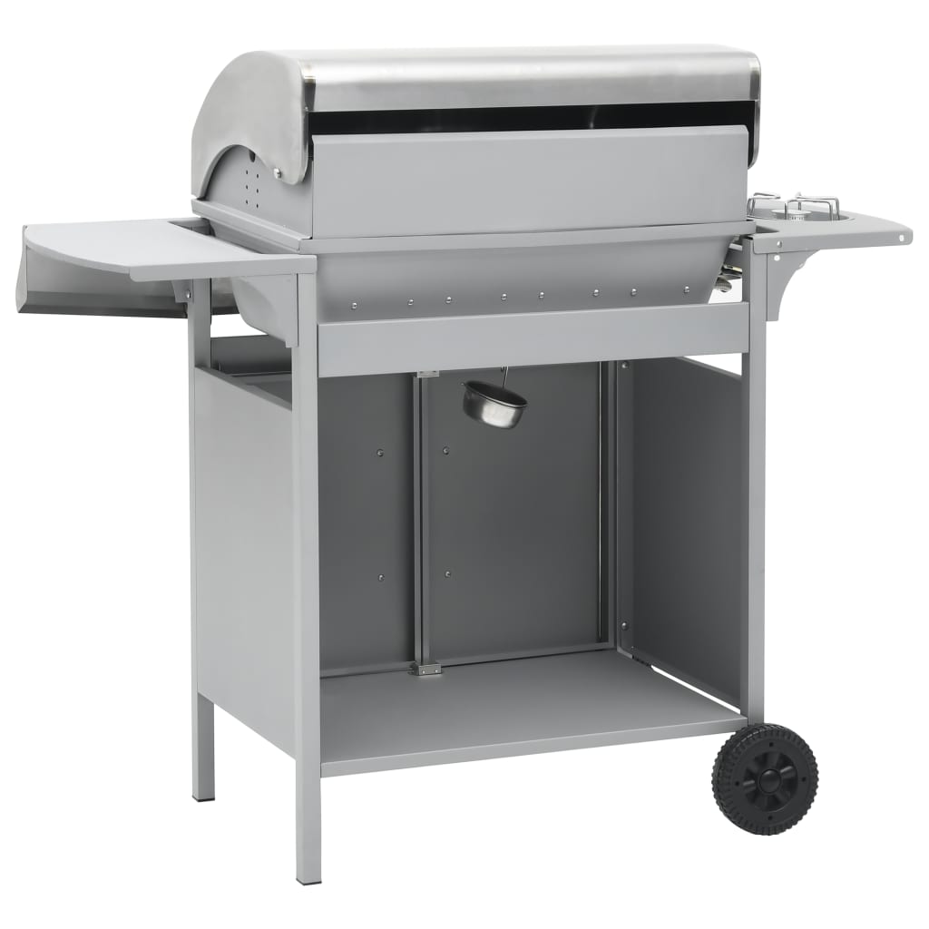Gasbarbecue 4+1 Kookzone Roestvrij Staal Kleurig