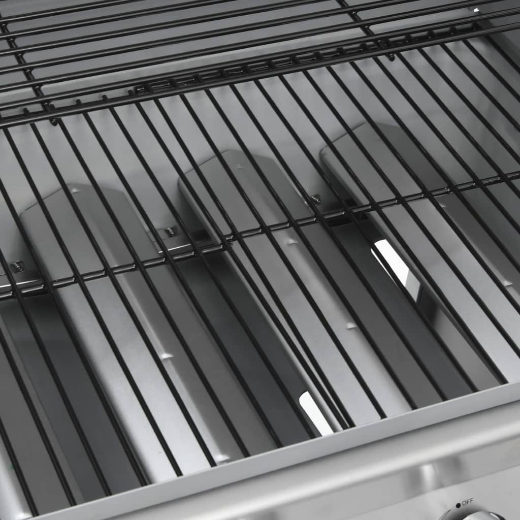 Gasbarbecue 4+1 Kookzone Roestvrij Staal Kleurig