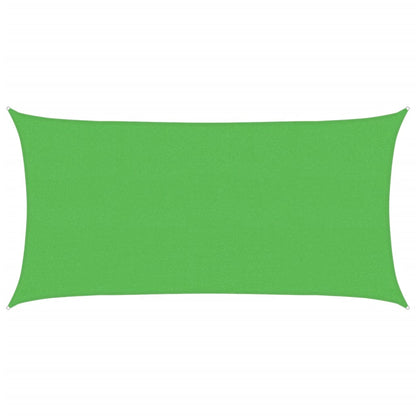 Zonnezeil Rechthoekig 160 G/M² 2X3,5 M Hdpe Lichtgroen