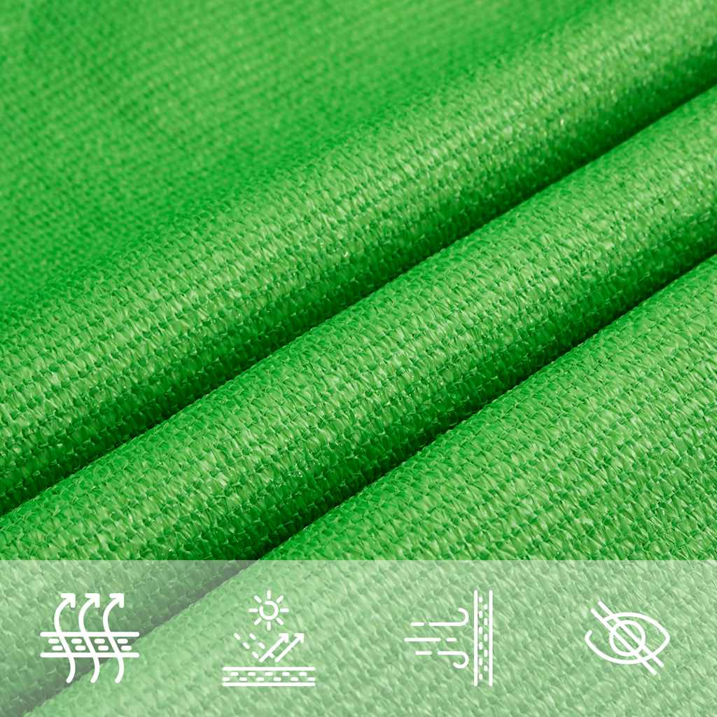 Zonnezeil Trapezium 160 G/M² Hdpe Lichtgroen