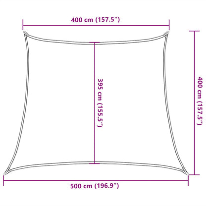 Zonnezeil Trapezium 160 G/M² Hdpe Lichtgroen
