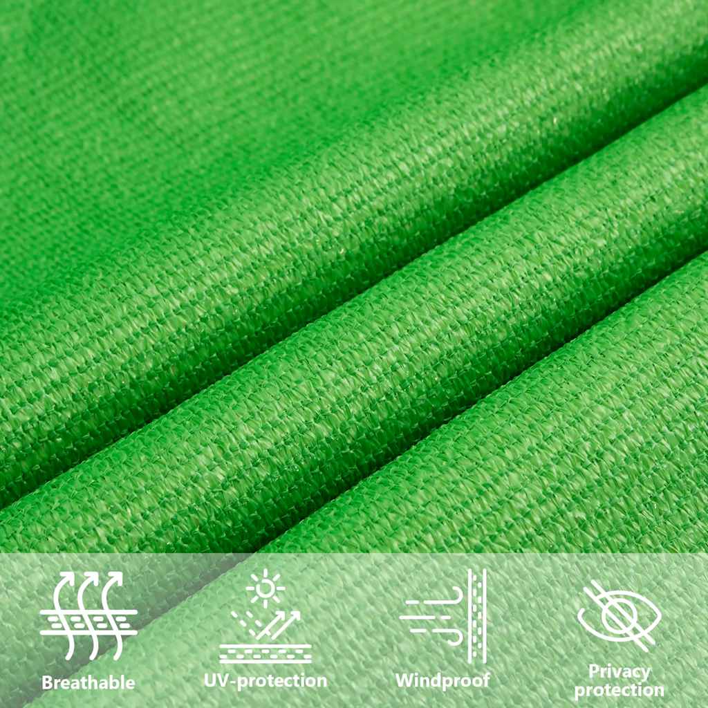Zonnezeil Trapezium 160 G/M² Hdpe Lichtgroen