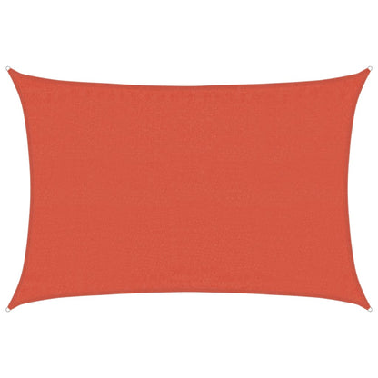Zonnezeil 160 G/M² Rechthoekig 3,5X4,5 M Hdpe Kleurig Terracotta