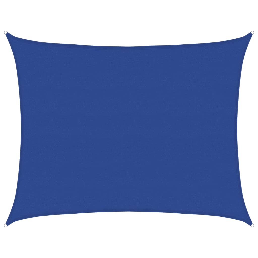 Zonnezeil 160 G/M² Rechthoekig Hdpe Blauw