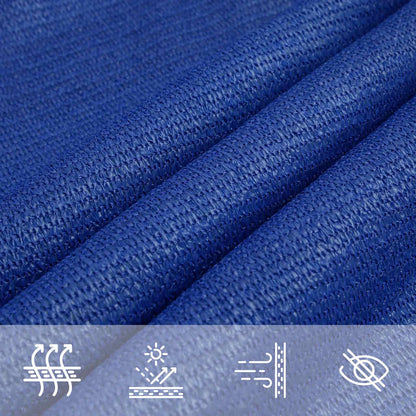 Zonnezeil 160 G/M² Trapezium Hdpe Blauw