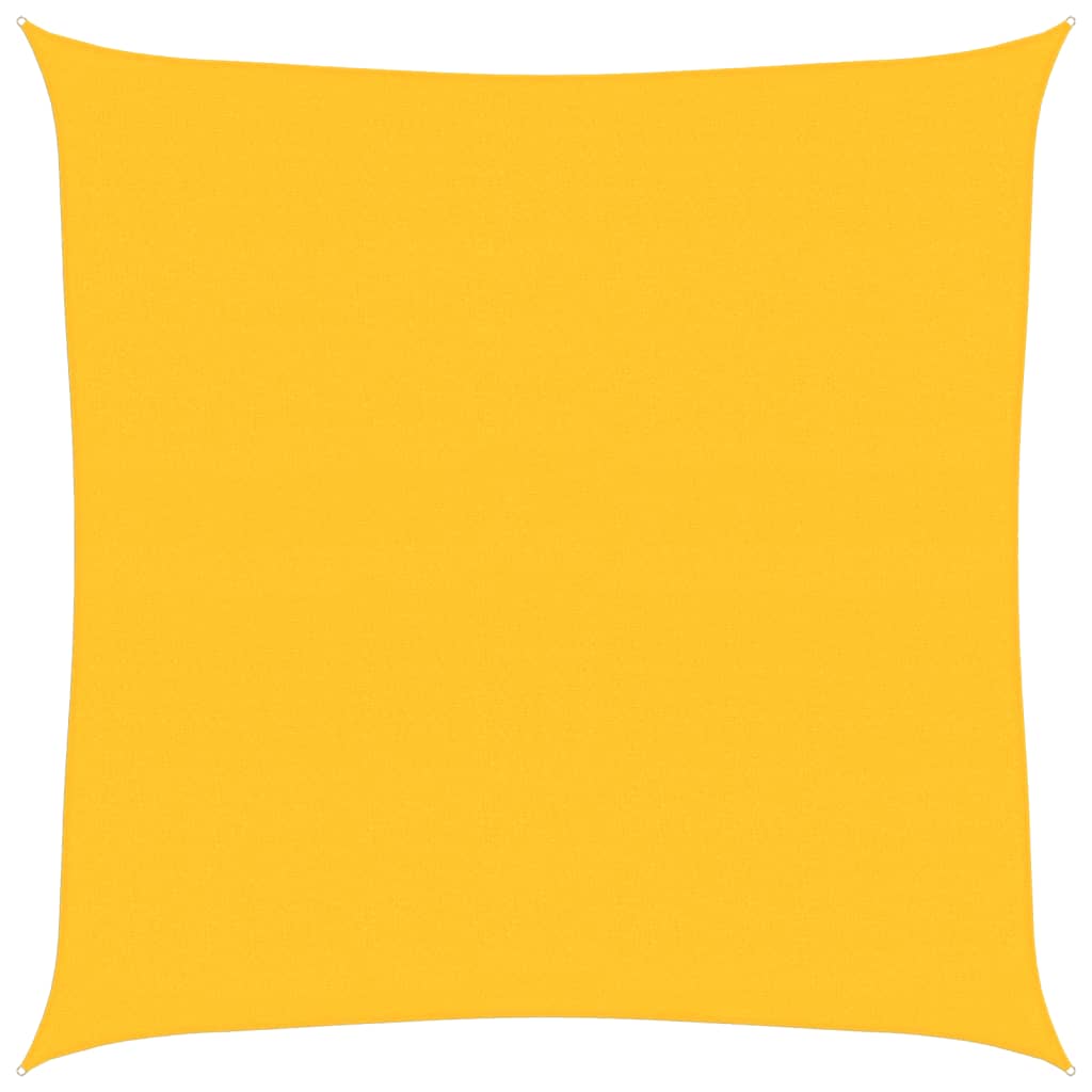 Zonnezeil 160 G/M² Vierkant Hdpe Geel