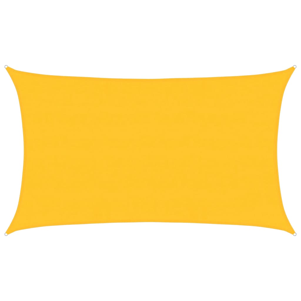 Zonnezeil 160 G/M² Rechthoekig Hdpe Geel