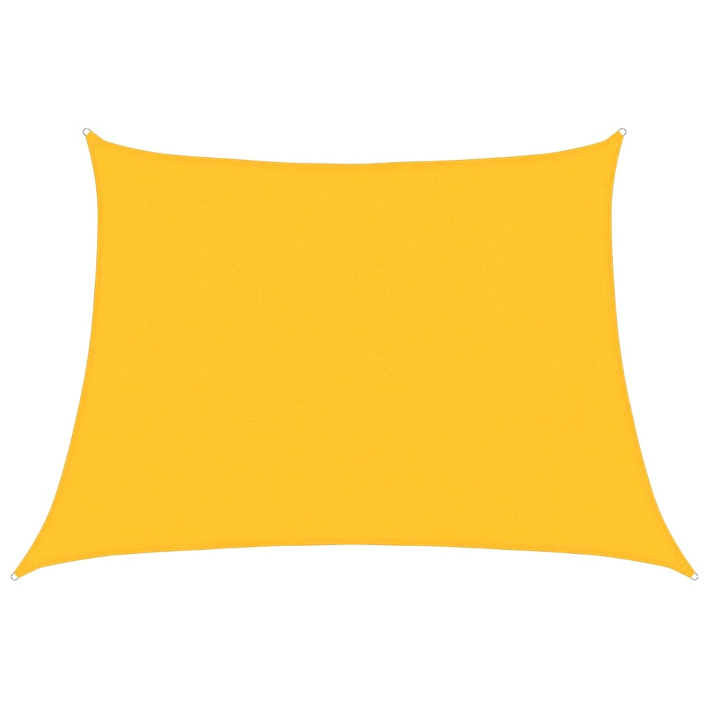 Zonnezeil 160 G/M² Trapezium Hdpe Geel