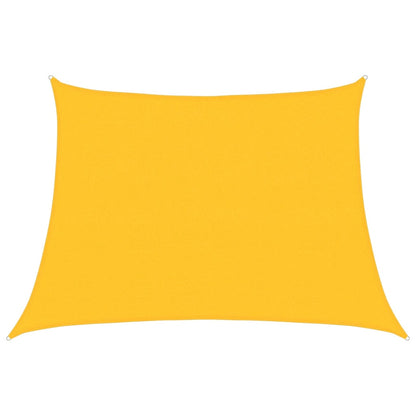 Zonnezeil 160 G/M² Trapezium Hdpe Geel