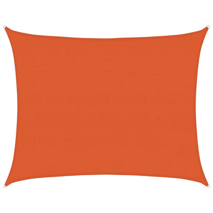 Zonnezeil 160 G/M² Rechthoekig Hdpe Oranje