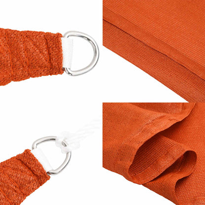 Zonnezeil 160 G/M² Rechthoekig Hdpe Oranje
