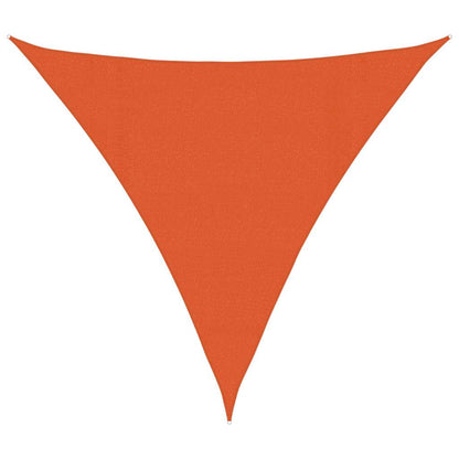 Zonnezeil 160 G/M² Driehoekig 4,5X4,5X4,5 M Hdpe Oranje