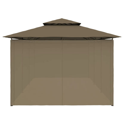 Prieel Met Gordijnen 180 G/M² 600X298X270 Cm