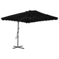 Parasol Met Stalen Paal 250X250 Cm Groen