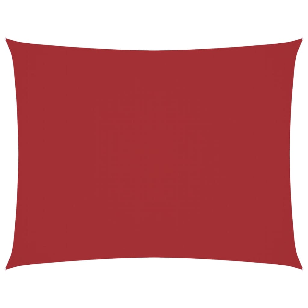 Zonnescherm Rechthoekig 3X4,5 M Oxford Stof Rood