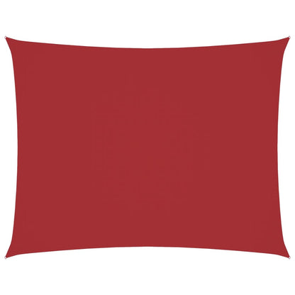 Zonnescherm Rechthoekig 3X4,5 M Oxford Stof Rood