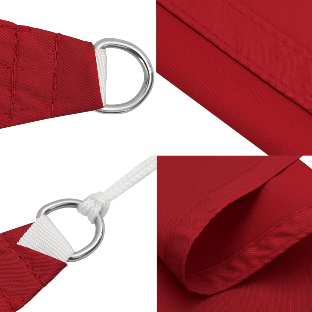 Zonnescherm Rechthoekig 3X4,5 M Oxford Stof Rood
