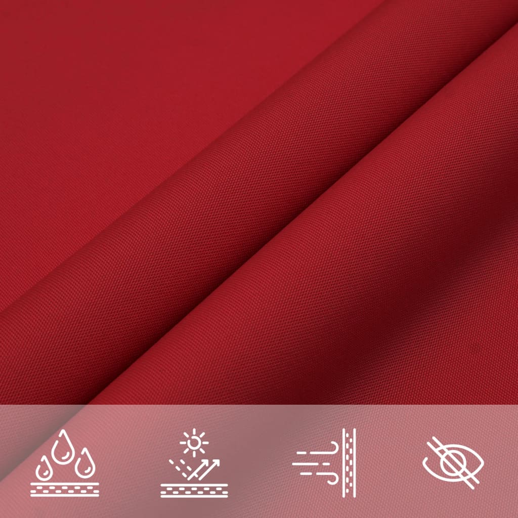 Zonnescherm Rechthoekig 3X4,5 M Oxford Stof Rood