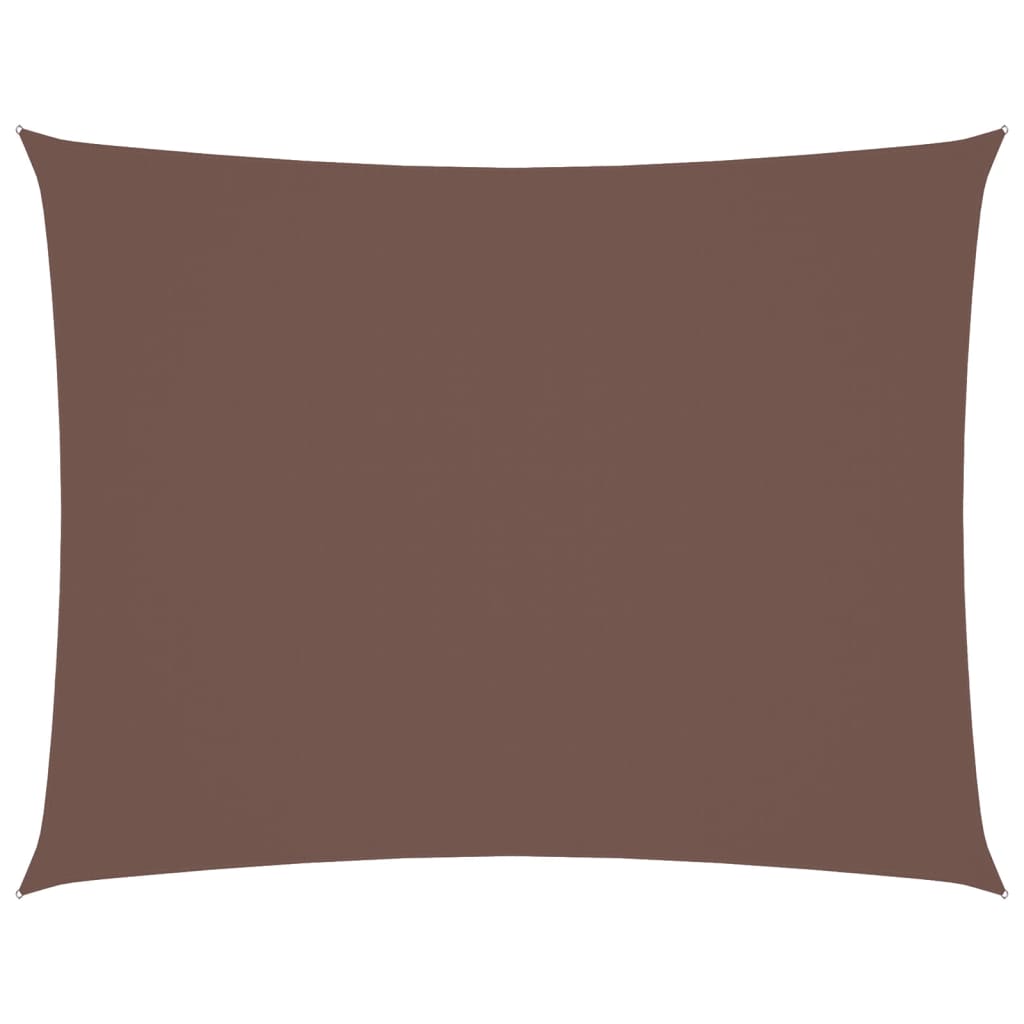 Zonnescherm Rechthoekig 3,5X5 M Oxford Stof Bruin