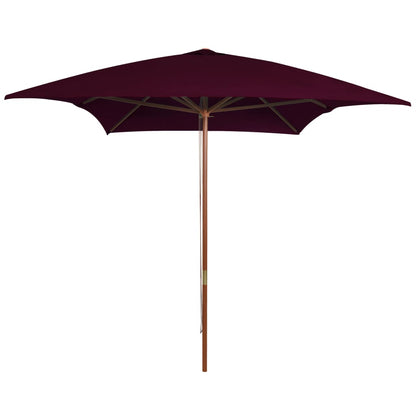 Parasol Met Houten Paal 200X300 Cm