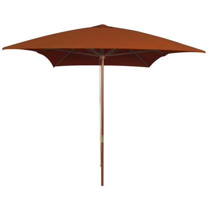 Parasol Met Houten Paal 200X300 Cm
