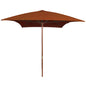 Parasol Met Houten Paal 200X300 Cm