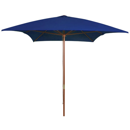 Parasol Met Houten Paal 200X300 Cm