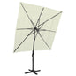 Parasol 4-Laags Met Aluminium Paal 250X250 Cm