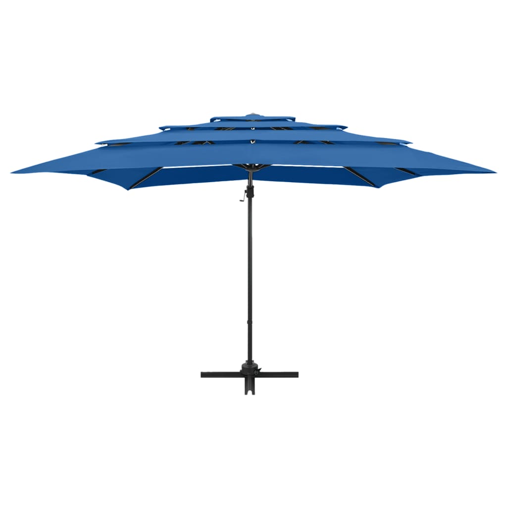 Parasol 4-Laags Met Aluminium Paal 250X250 Cm
