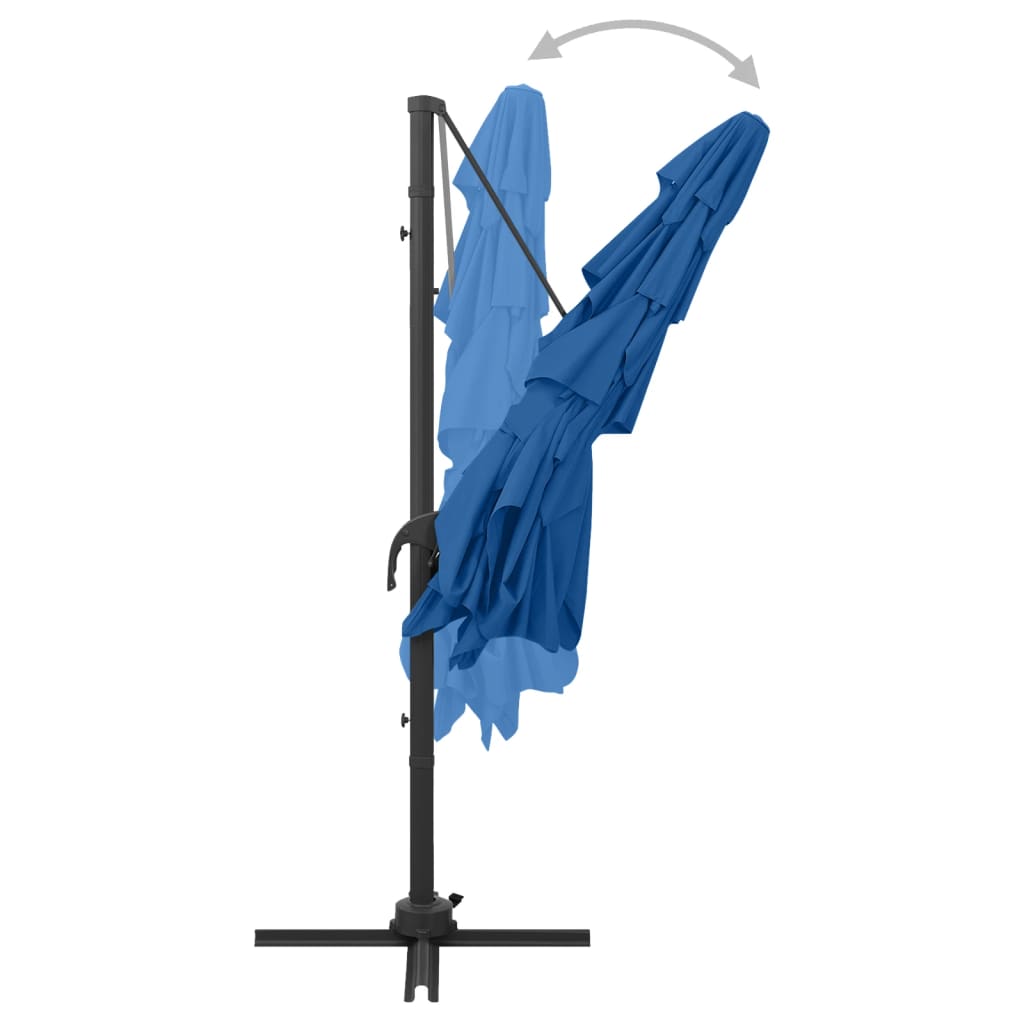 Parasol 4-Laags Met Aluminium Paal 250X250 Cm