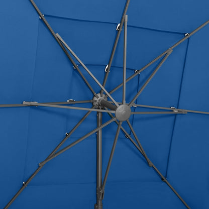 Parasol 4-Laags Met Aluminium Paal 250X250 Cm